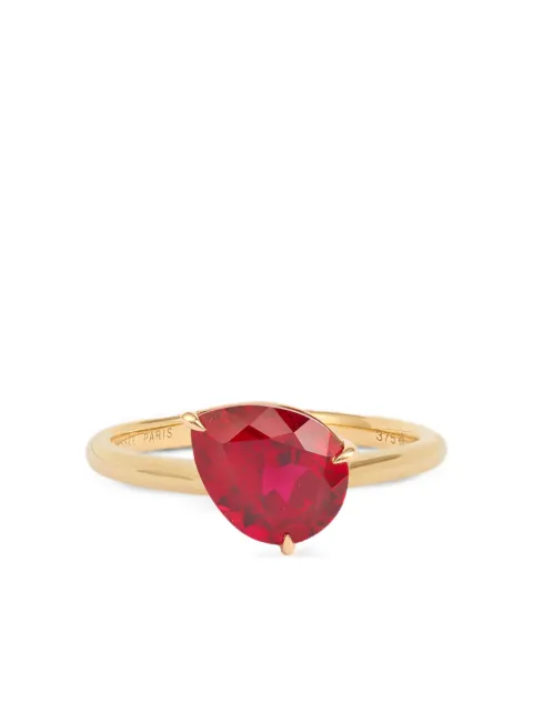 Persée 9CT yellow gold Iris ruby ring Gold R100620RUYG