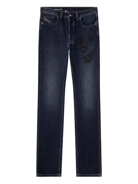 Diesel 1985 Larkee shaded embroidered jeans Blue A2370509Q19