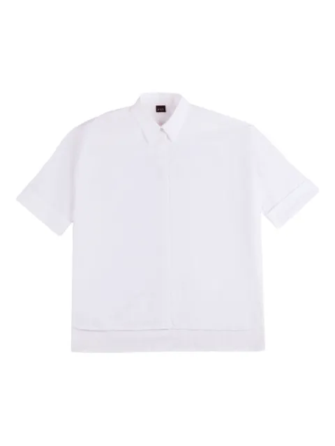 Fay short-sleeve shirt White NCWA552552SZGR