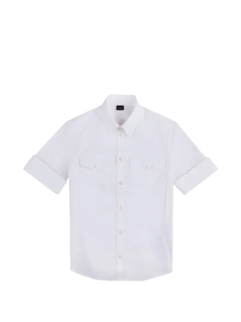 Fay short-sleeves shirt White NCWA252600SZGR