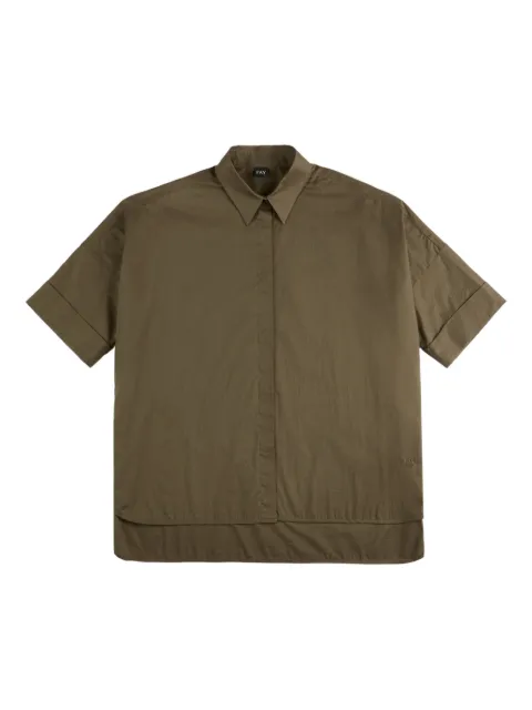 Fay short-sleeve shirt Green NCWA552552SZGR