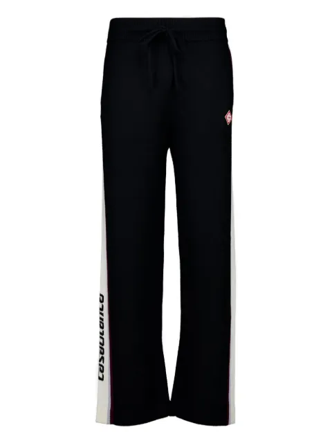 Casablanca striped trousers Black MSP26KW