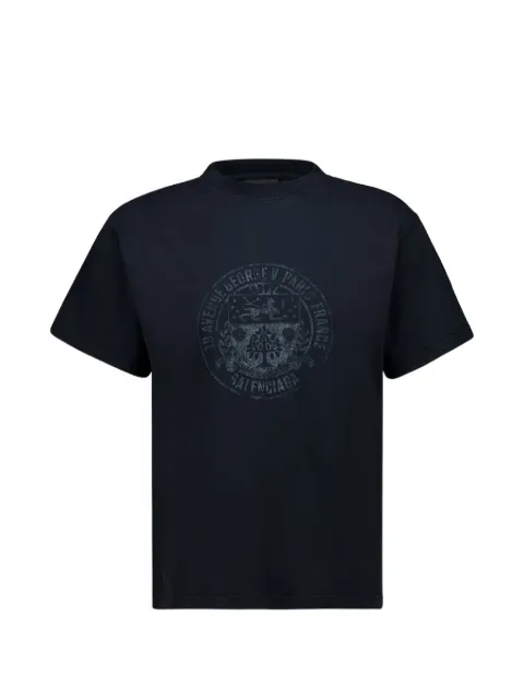Balenciaga emblem T-shirt Blue 850261TTVV3