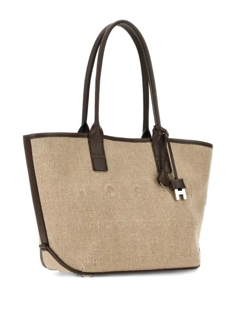 Hogan top handle charm tote bag Neutrals KBW01TA2200UW8