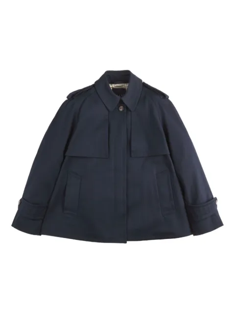 Fay buttoned trench jacket Blue NAW1252322SYCZ