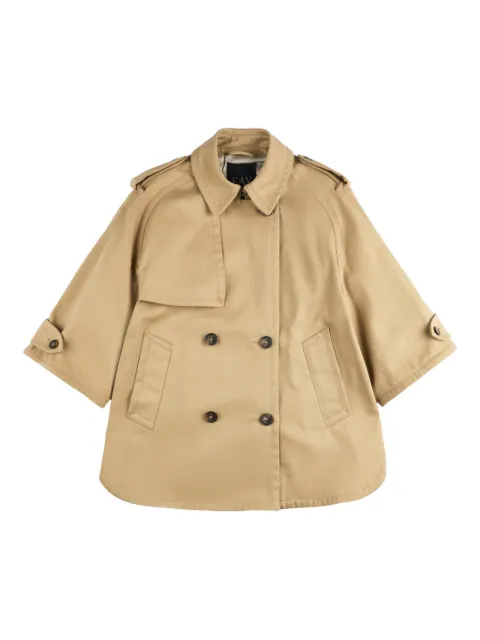 Fay double-breasted trench jacket Neutrals NAW1352331SYCZ