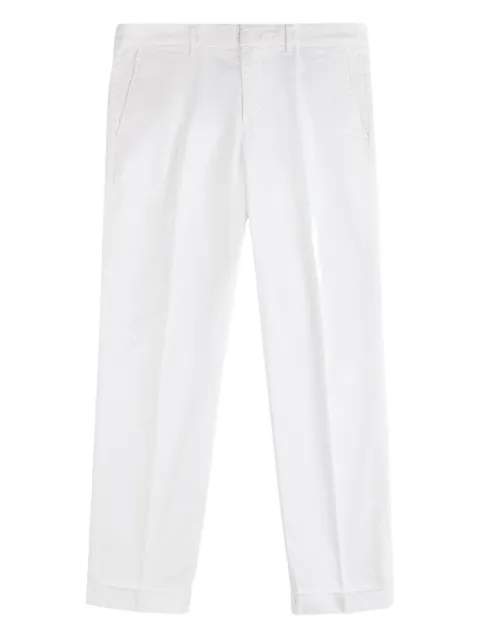 Fay pocket classic capri trousers White NTM8652187TGUR