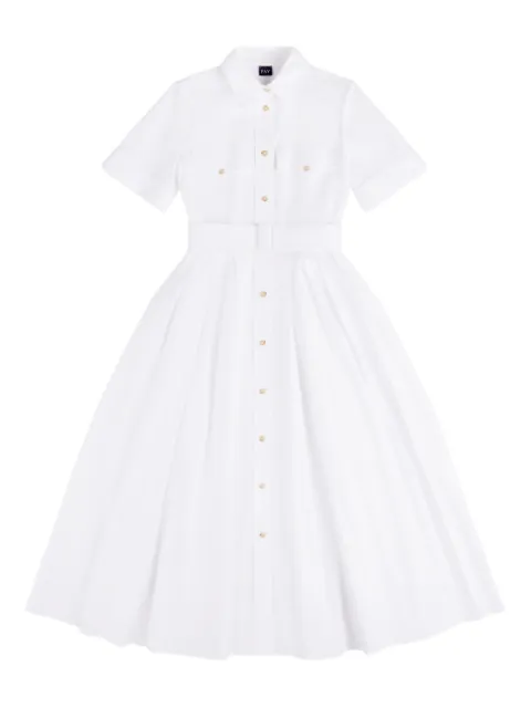 Fay cotton midi dress White N8WE352603SZDH