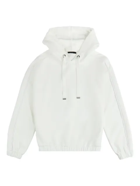 Fay long-sleeve hoodie White NJWB552585SZCS