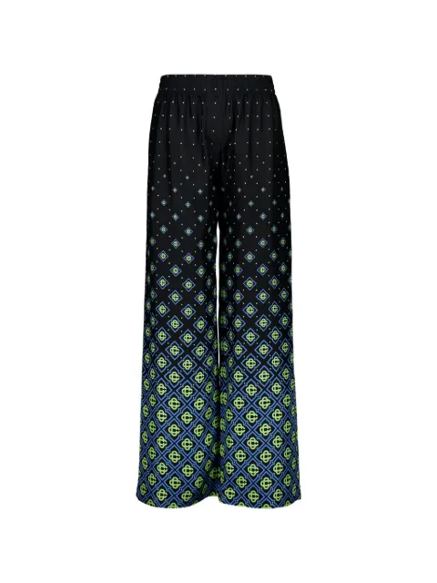 Casablanca monogram palazzo pants Black WSP26TR37204