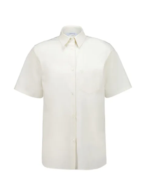 Ferragamo Gancini breast-pocket shirt Neutrals 791702