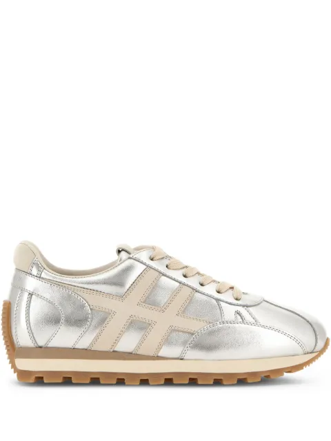 Hogan H671 86ER lace-up fastening sneakers Silver HXW7010FP0CUXR