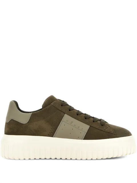 Hogan H-Stripes sneakers Green HXM6450FO7TUHO