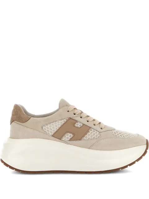 Hogan H696 Chunky Runner leather sneakers Neutrals HXW6960GA60UZV