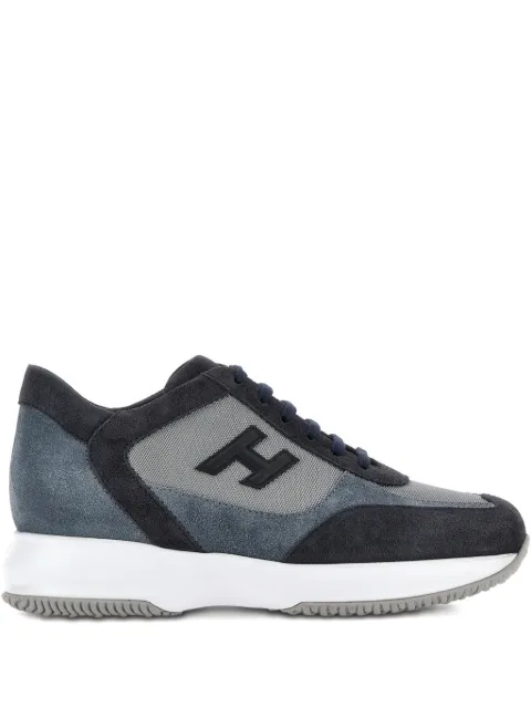 Hogan Interactive logo-appliqué sneakers Grey HXM00N0I980UGO
