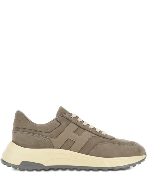 Hogan Hyperlight logo-appliqué sneakers Brown HXM5630FR30UIE
