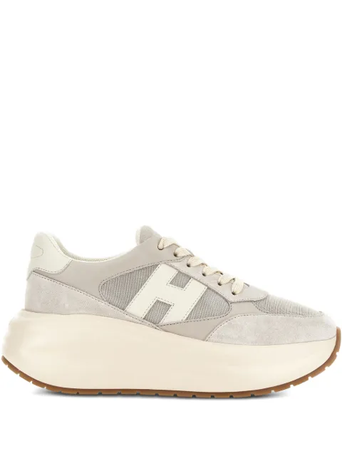Hogan H696 lace-up fastening sneakers Grey HXW6960GA40V0G