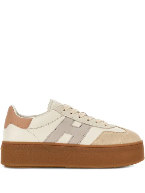 Hogan H698 leather platform sneakers Neutrals HXW6980FB60UX4