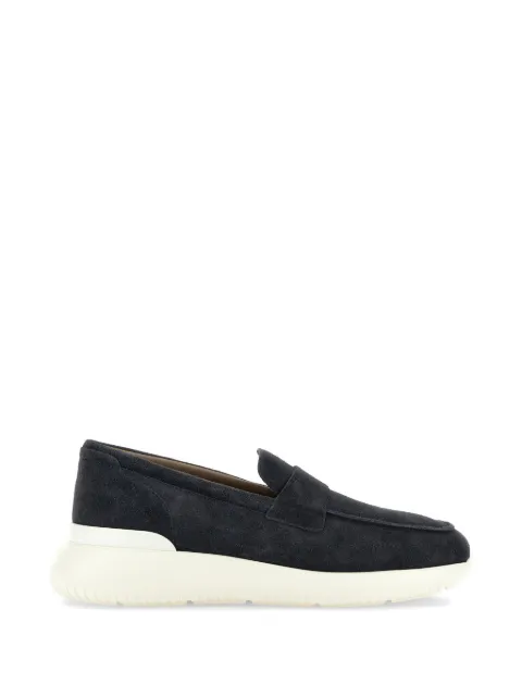 Hogan Interactive 3 suede loafers Blue HXM7090FZ30BTM
