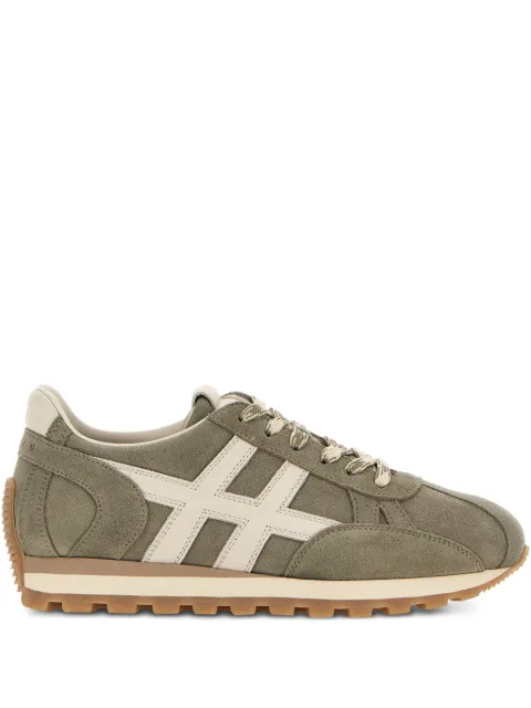 Hogan H671 86ER lace-up fastening sneakers Green HXW7010FP0CUHO