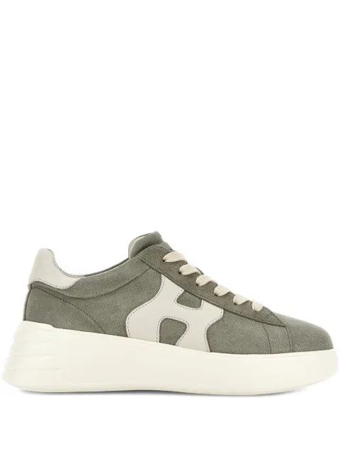 Hogan Rebel suede sneakers Green HXW5620DN61UHO