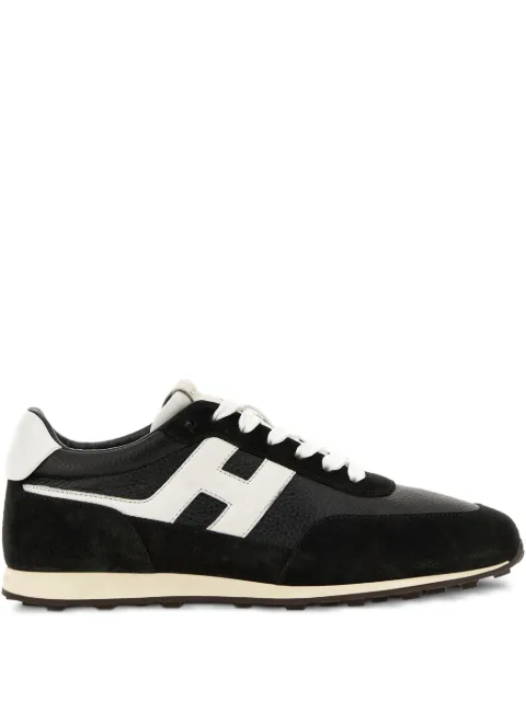 Hogan Athletic logo-patch sneakers Black HXM6990GA00UWR