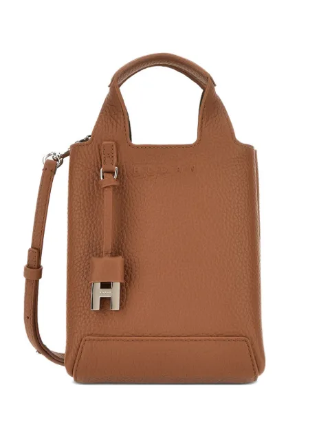 Hogan mini logo charm bag Brown KBW01RA0100TH1