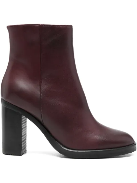 paola parisi 90mm block-heel boots Red 8559