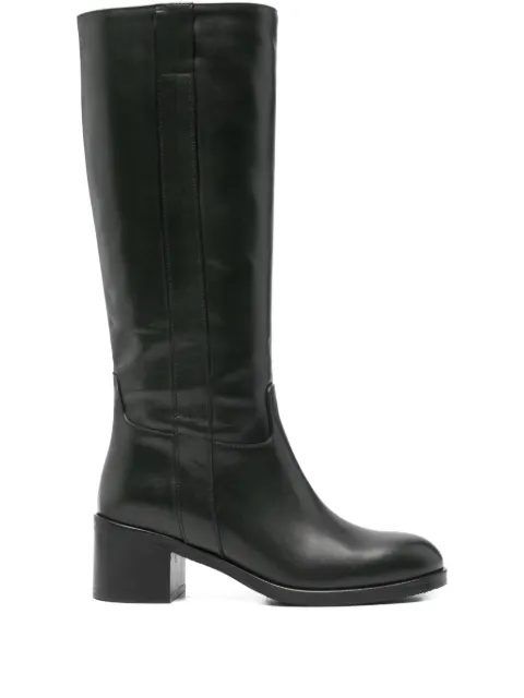 paola parisi 50mm block-heel boots Black 7435