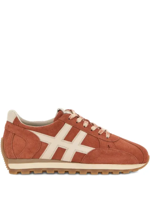 Hogan H671 86ER lace-up fastening sneakers Orange HXW7010FP0CUHO