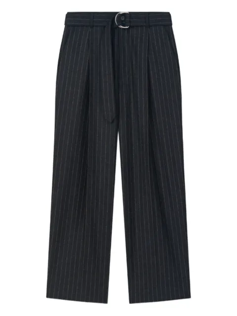 Nanushka Colten belt pinstripe trousers Black NM25FWPA07899