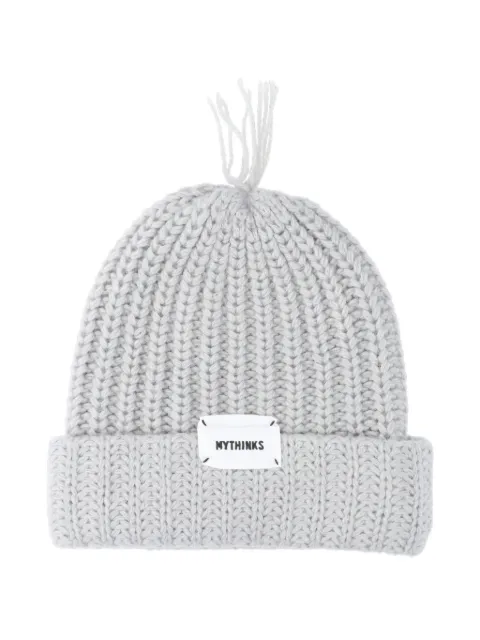 Mythinks ribbed-knit beanie hat Grey MY723