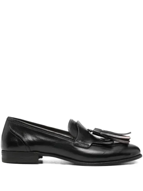 PAUL SILENCE tassel-detail leather loafers Black DB34