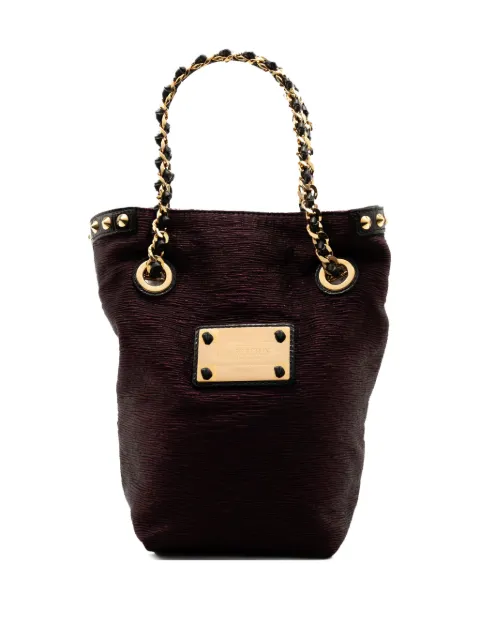Louis Vuitton Pre-Owned 2009 Limited Edition Metallic Jacquard Double Jeu Neo Alma tote bag Purple LO6FA2RXZ784L6IU