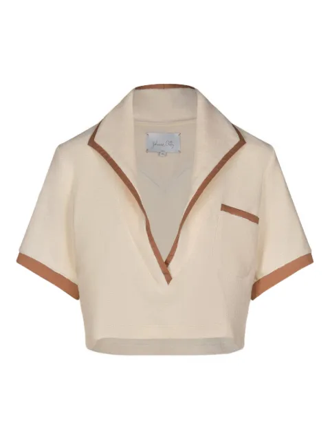 Johanna Ortiz Misty Hem T-Shirt Neutrals PT03428