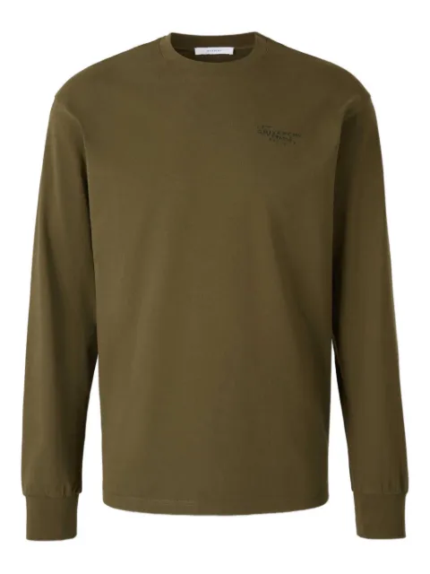 Givenchy long-sleeve sweatshirt Green BM71MH3YSA100
