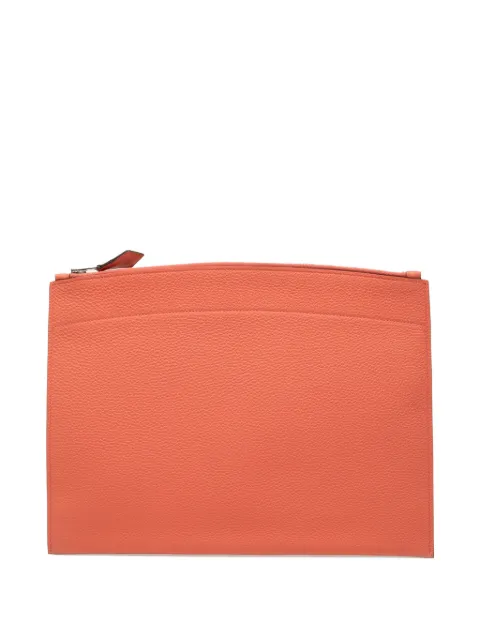 Hermès Pre-Owned 2015 Medium Togo Bazar Pouch clutch bag Orange GNN8CSHYS0IM6OZB