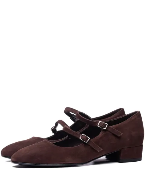 Poche Paris buckle-strap pumps Brown FWROMMY600132