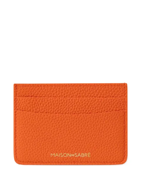 MAISON de SABRÉ Leather Card Holder Orange WACH