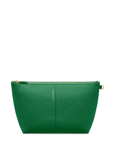 MAISON de SABRÉ Medium Flaire leather pouch Green TRORPOM