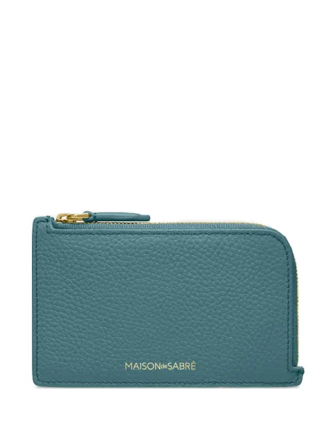MAISON de SABRÉ zipped card holder Blue ZICA