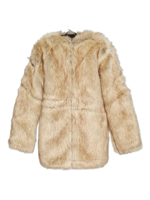Gestuz GZricca faux fur coat Neutrals 10911009