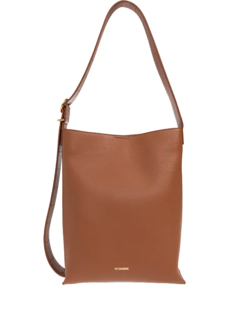 Jil Sander leather shoulder bag Brown J08ZH0084