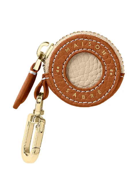 MAISON de SABRÉ leather air tag charm Brown TAAT