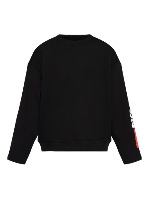 Diesel graphic-print sleeve sweatshirt Black A200250GEAD