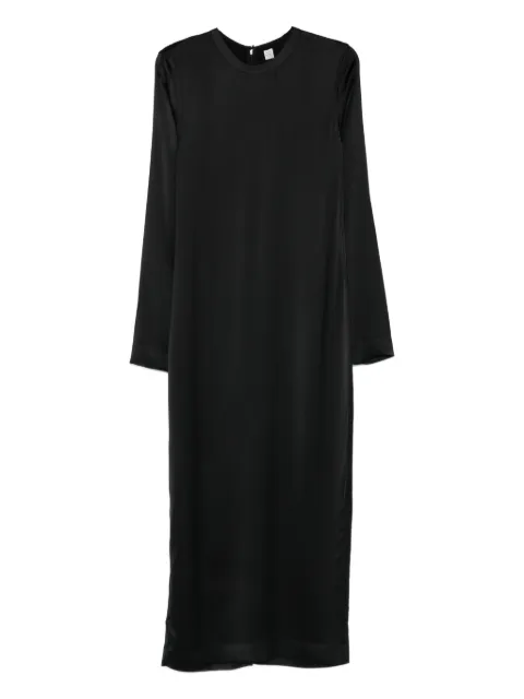 TOTEME long satin dress Black 261WRD0275FB0546001