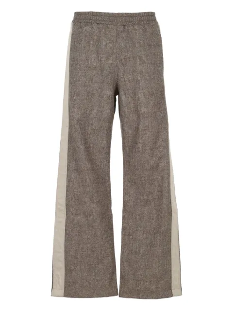 Fiorucci side-stripe trousers Brown M25FWBPA001PL01GY01