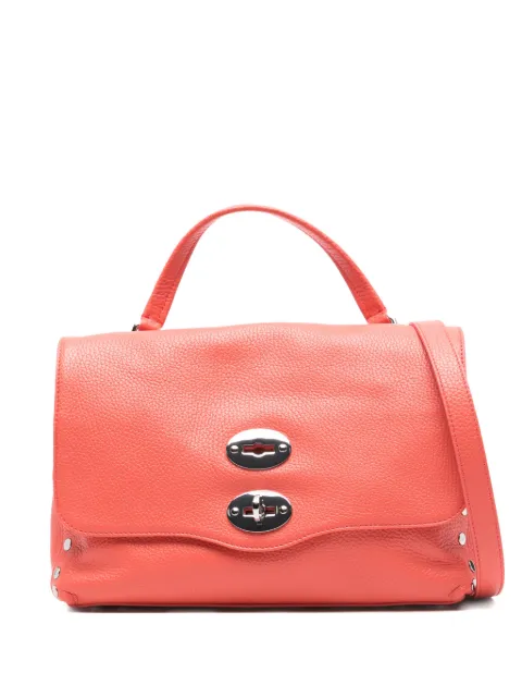 Zanellato Small Postina daily studded turn-lock tote bag Red 0680100040000