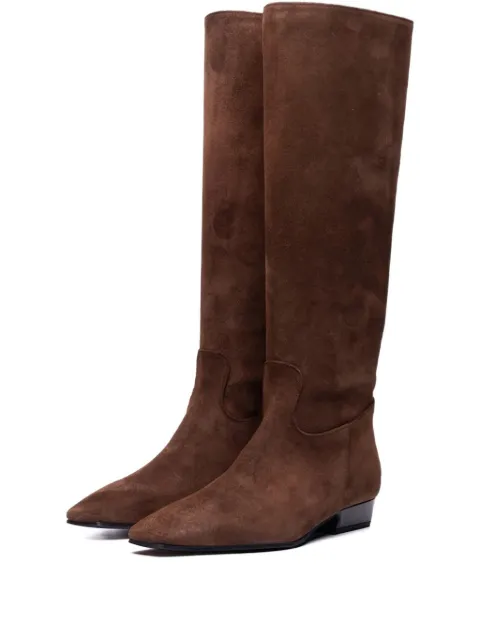 Poche Paris square-toe boots Brown FWBASILE870300