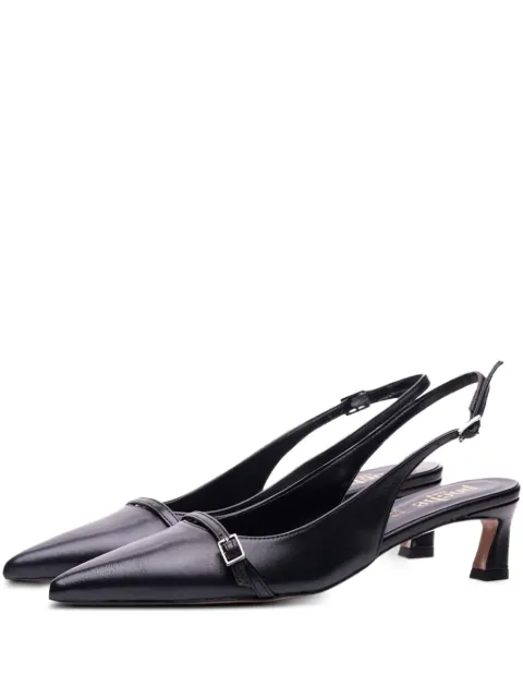 Poche Paris buckle-strap pumps Black FWALBA800250